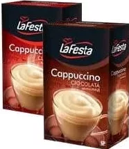 LA FESTA Ciocolată caldă 10×12,5 g; foto Cappuccino; preț/buc. de la 2 buc.; cu card METRO