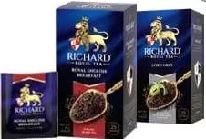 RICHARD Ceai, sortimente, 25 plicuri; preț/buc. de la 2 buc.; cu card METRO