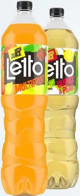 LETTO Băutură carbogazoasă, sortimente, 1,5 L; cu card METRO