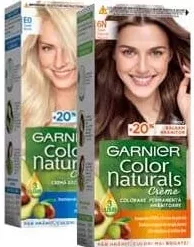 GARNIER Color Naturals Vopsea de păr, sortimente, 50 ml; cu card METRO