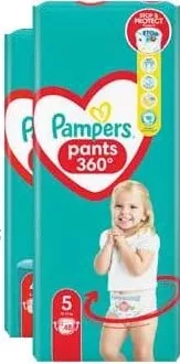 PAMPERS Pants Jumbo, mărimi/buc.: 3/62,4/54,5/48,6/42,7/38,8/32; cu card METRO