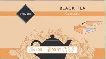 RIOBA Ceai, sortimente, 100 plicuri×2 g; preț/buc. la 1 buc.; cu card METRO