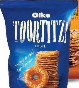 TOORTITZI Солёное печенье с солью/кунжутом, 80 г