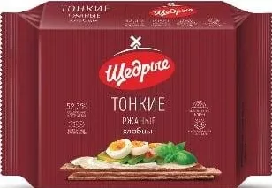 Щедрые Тонкие хлебцы в ассортименте 170 г