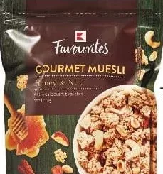 K-FAVOURITES Мюсли с мёдом и орехами 500 г