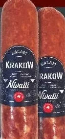 NIVALLI Колбаса Краковская варёно-копчёная за кг