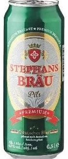 STEPHANSBRÄU Пиво Pils 4,9%, 0,5 л