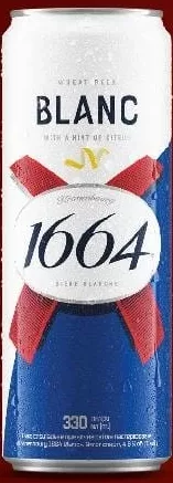 KRONENBOURG 1664 Пшеничное пиво Blanc 4,8%, 0,33 л