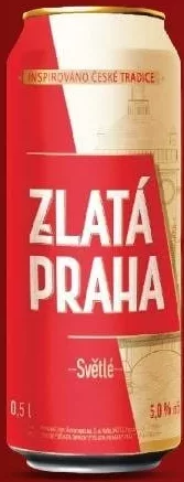 ZLATA PRAHA Светлое пиво 5%, 0,5 л