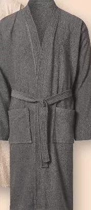 Банный халат унисекс M–XL,70%хлопок30%полиэстер