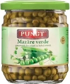 Mazăre verde Punct, 430 g — În limita stocului; disponibilitatea diferă între magazinele Family Market.