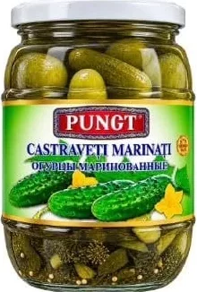 Castraveți marinați Punct, 720 g — În limita stocului; disponibilitatea diferă între magazinele Family Market.