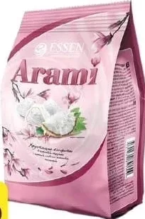 Bomboane cu fulgi de cocos Arami, 200 g — În limita stocului; disponibilitatea diferă între magazinele Family Market.