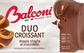 Croissant Duo cu cremă de cacao Balconi, 6 × 50 g — În limita stocului; disponibilitatea diferă între magazinele Family Market.