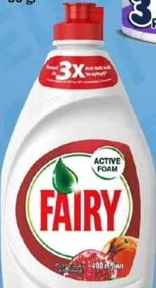 Lichid pentru vase Fairy, rodie, 400 ml — În limita stocului; disponibilitatea diferă între magazinele Family Market.
