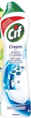 Cremă de curățare Cif Cream, sortiment divers, 500 ml; Disponibil în magazine selectate Linella.