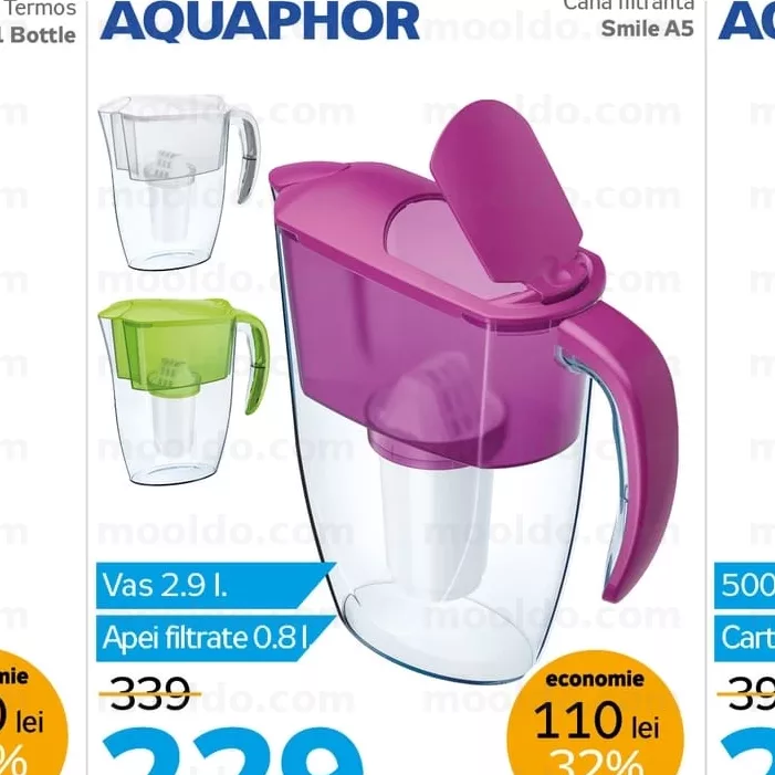 Фильтрующая кружка AQUAPHOR Smile A5