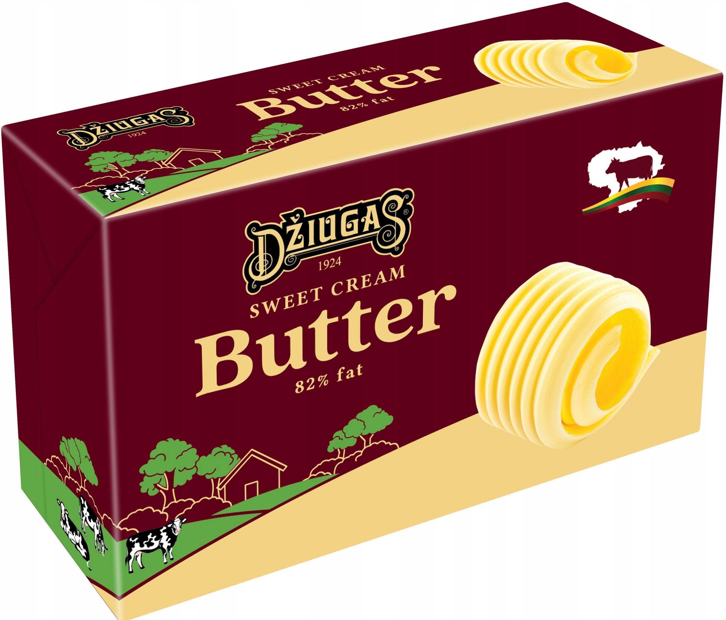 Unt din smântână dulce Dziugash 82% 200 g