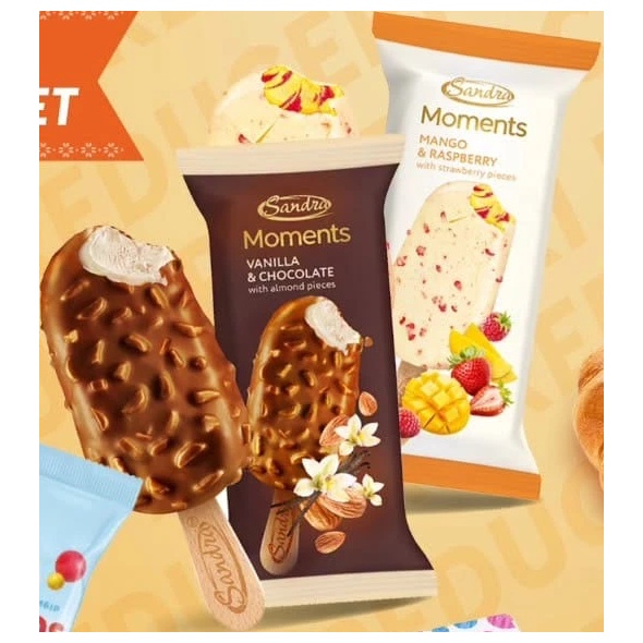 Înghețată Sandra Moments în sortiment 110 g
