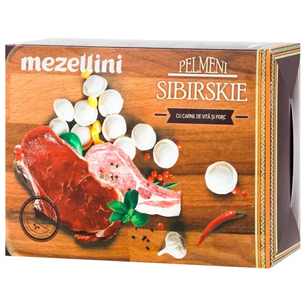 Pelmeni Sibirskie Mezellini în sortiment 400 g