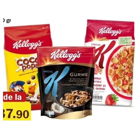 Cereale / fulgi Kellogg's în sortiment 225/400 g — de la