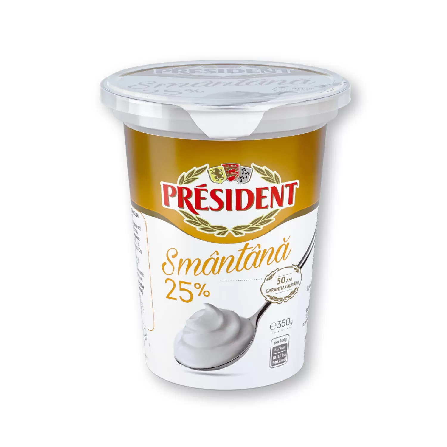 Smântână Président 25% 350 g