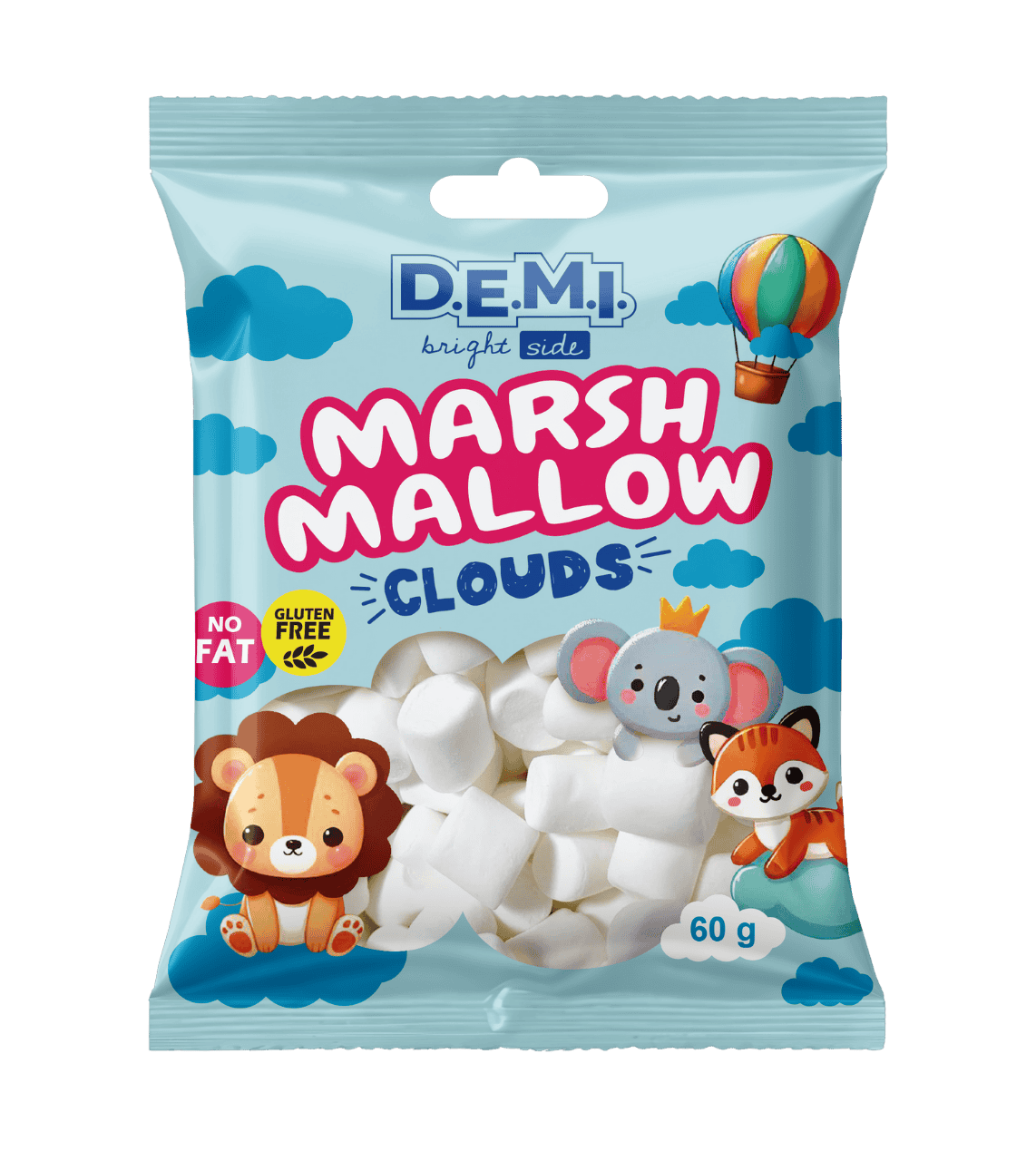 Marshmallow D.E.M.I. în sortiment 60 g