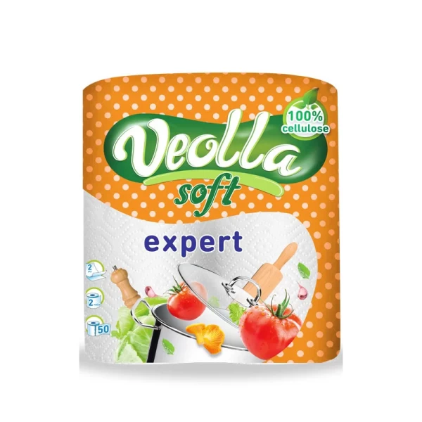 Prosoape de hârtie Veolla 2 straturi 2 role