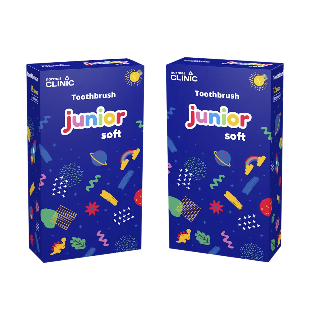 Clinica normală Junior Periuţa de dinţi Soft