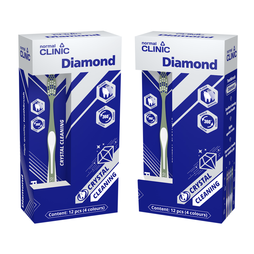Normal Clinic Diamond 1+1 periuta de dinti