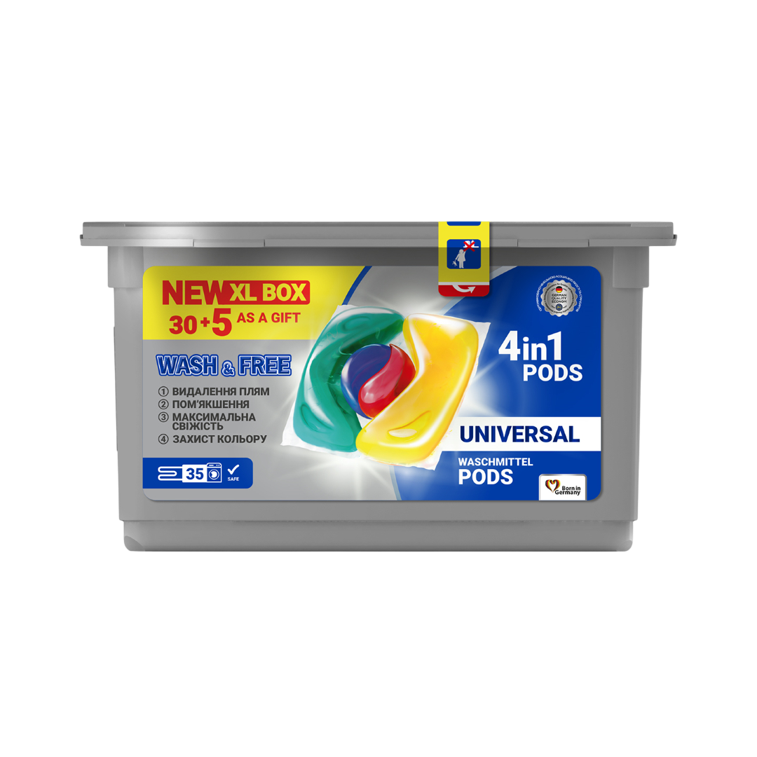 Spală & Free 30+5 capsule de spălare, iasomie și levănțică