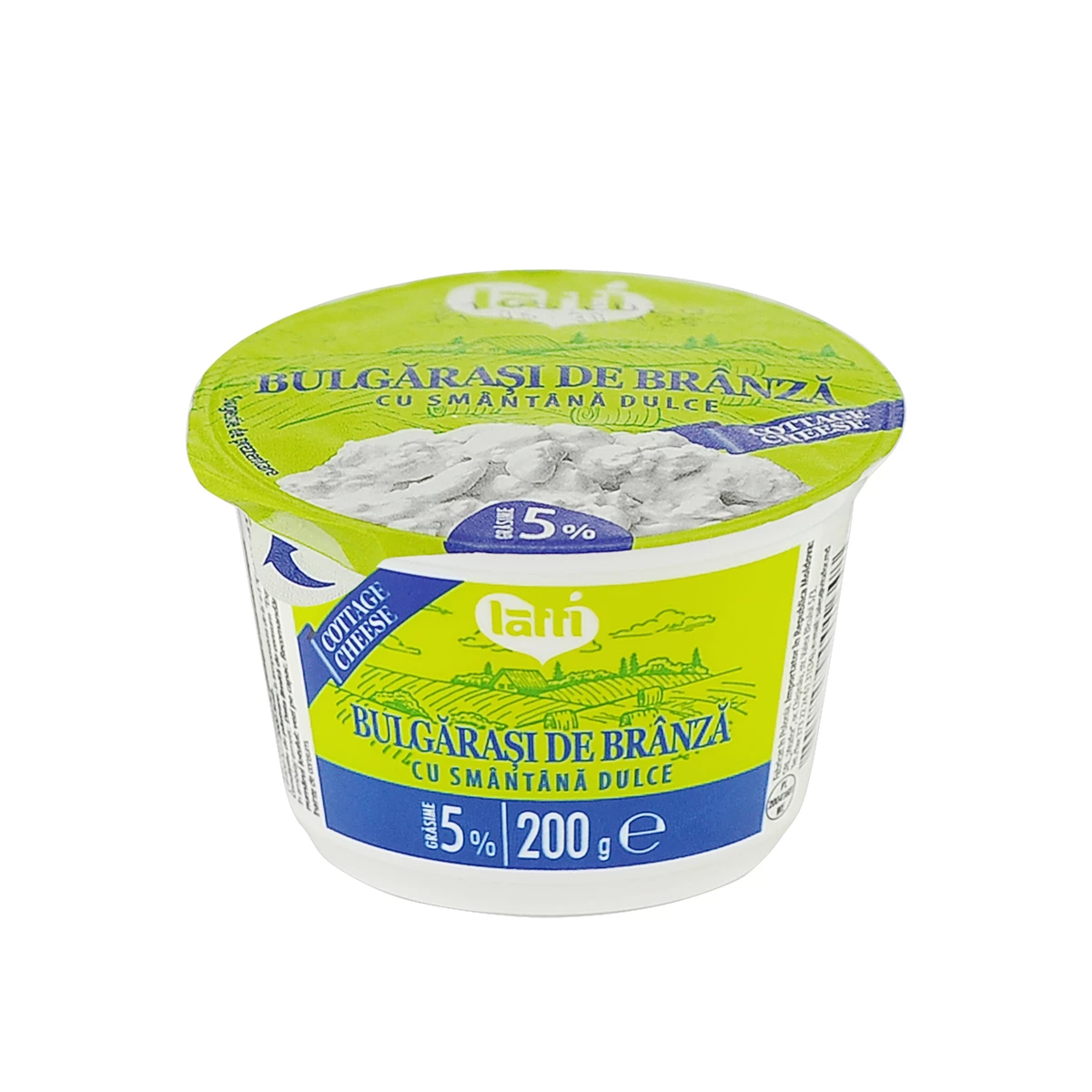 LATTI Bulgărași de brânză 5%, 200 g