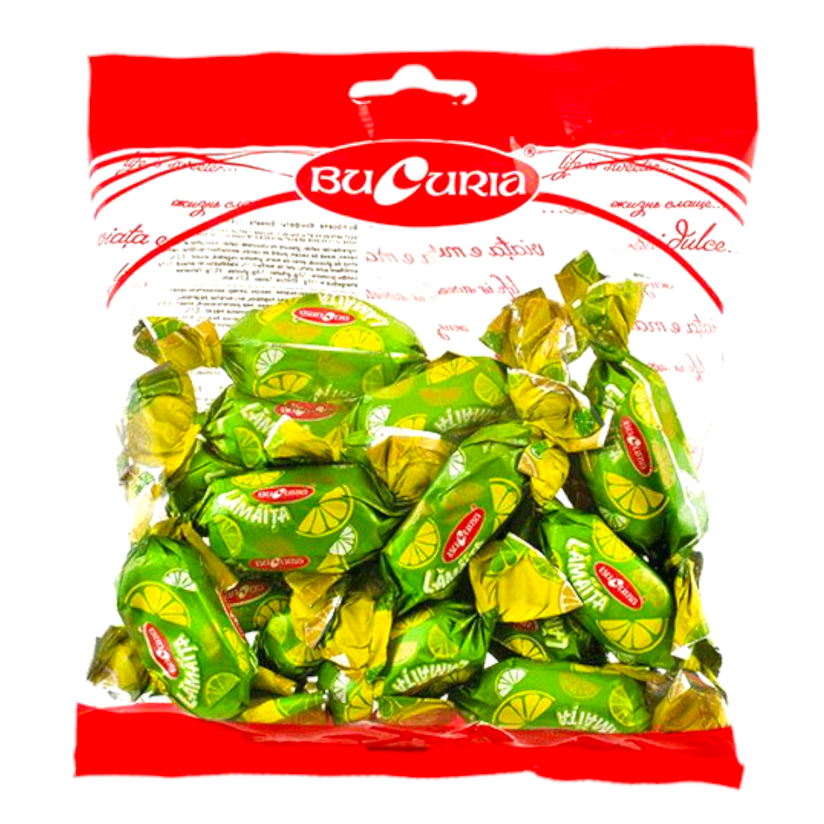 BUCURIA Bomboane Lămâița, 250 g