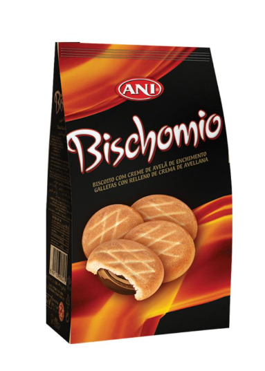 ANI Bischomio Biscuiți cu cremă de alune, 66 g, de la 2 buc, preț per bucată