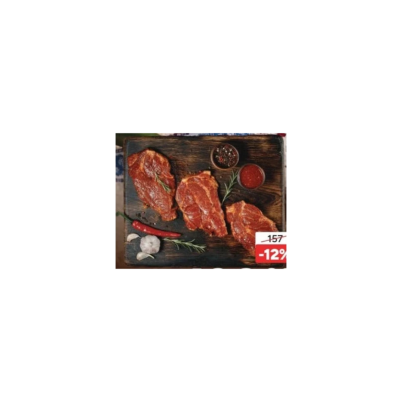 Steak din ceafă de porc în sos, kg