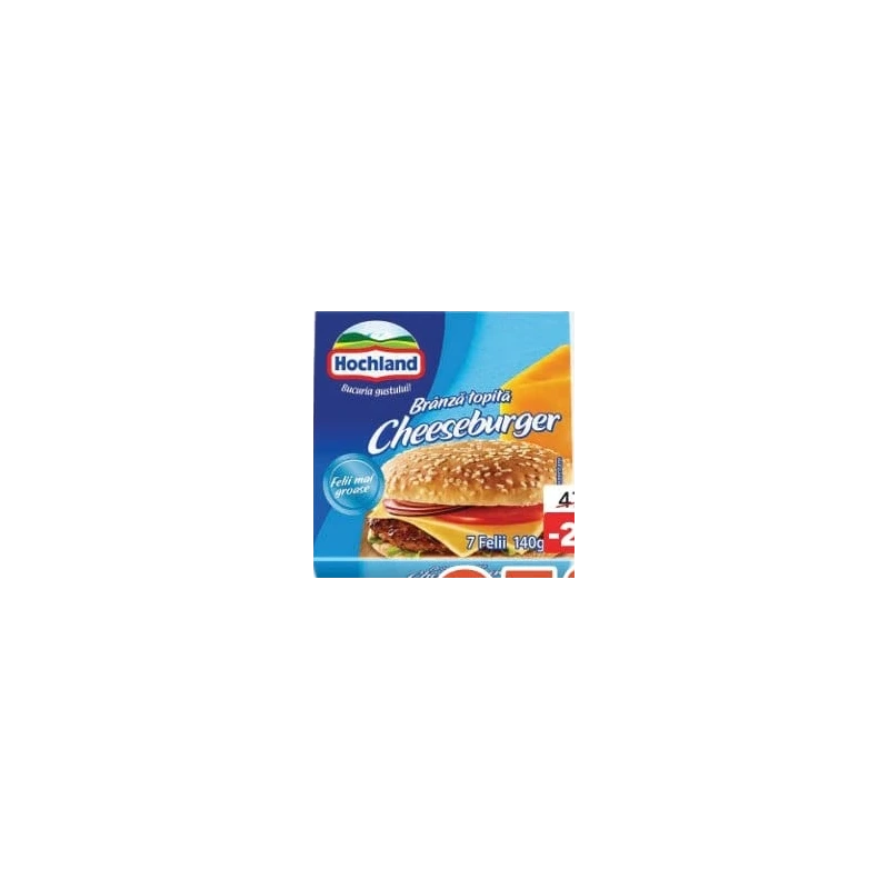 Hochland brânză topită felii Cheeseburger, 140 g