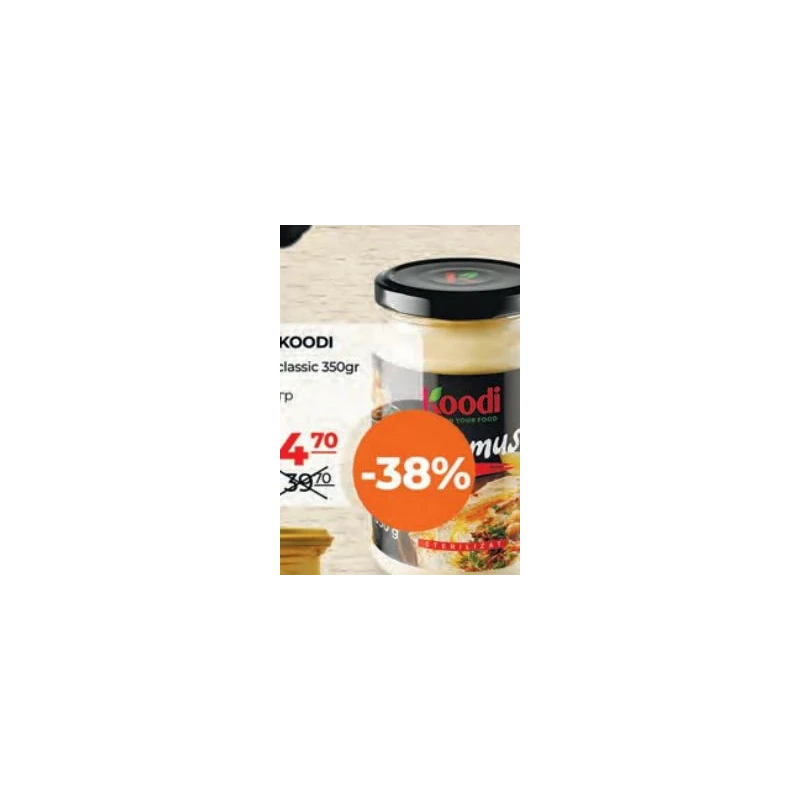 Koodi hummus clasic, 350 g