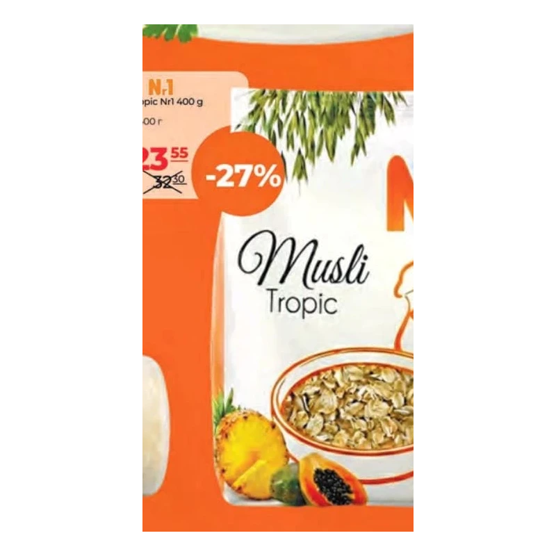 Nr1 müsli Tropic, 400 g