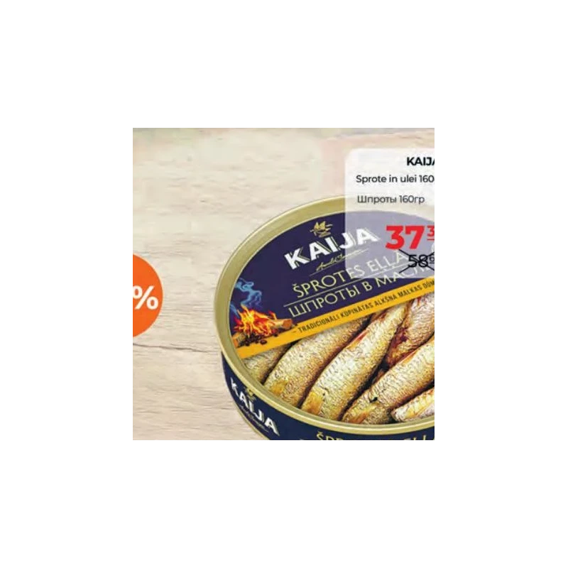 Kaija șprot în ulei, 160 g