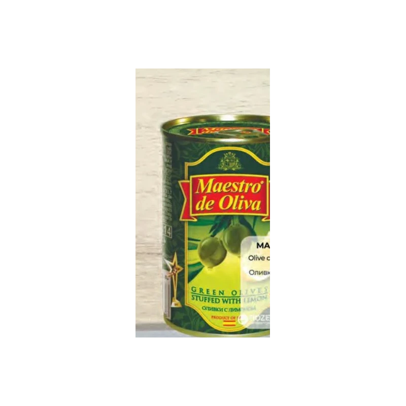 Maestro de Oliva măsline cu lămâie, 300 g