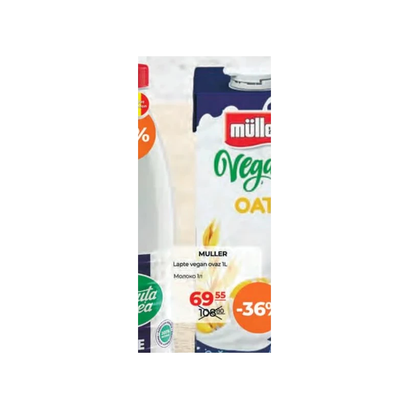 Muller Vegan băutură de ovăz, 1 L