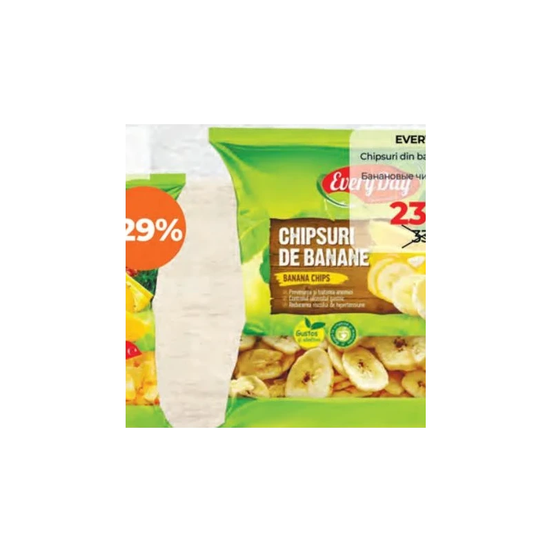 Everyday chipsuri de banană, 120 g