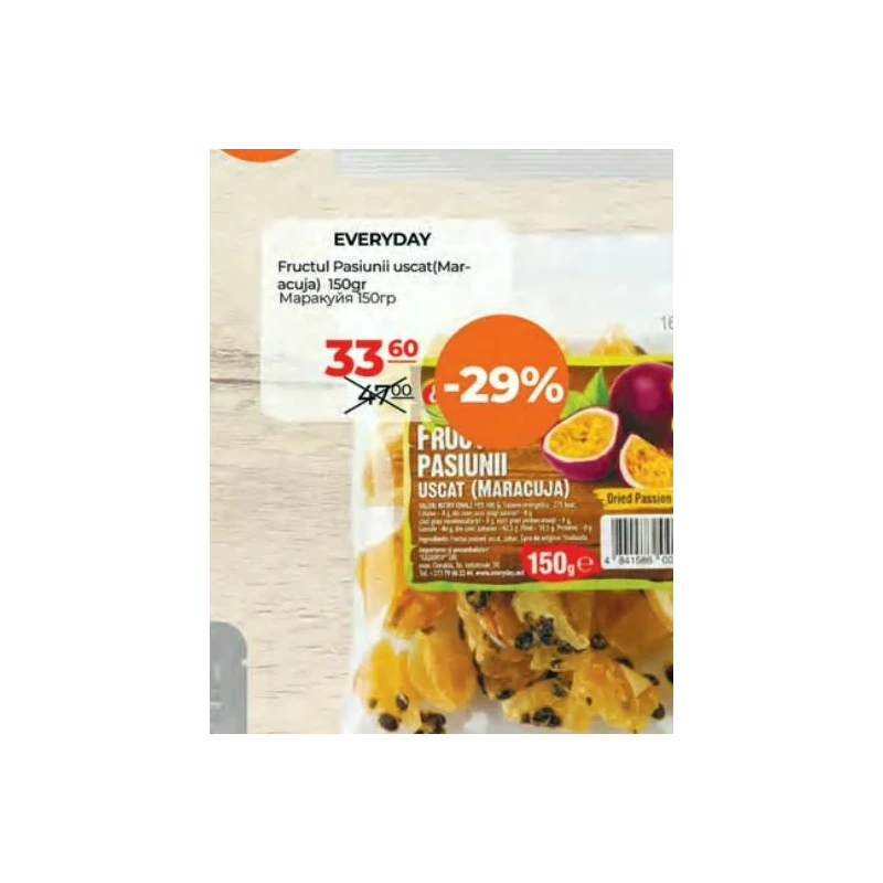 Everyday fructul pasiunii uscat, 150 g