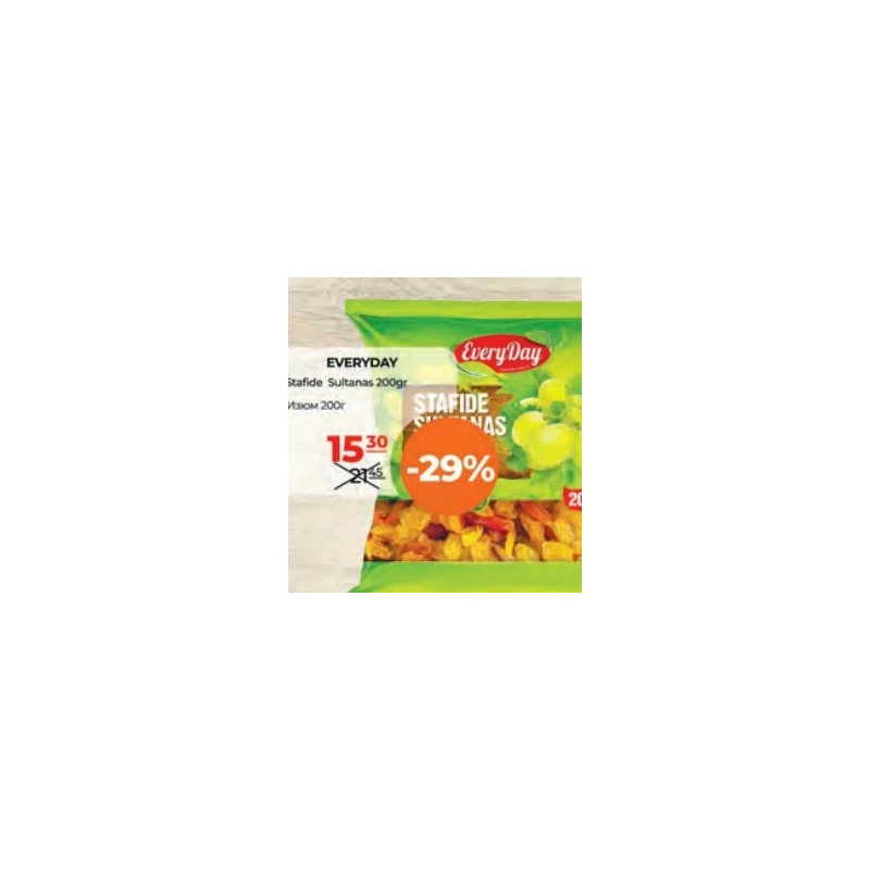 Everyday stafide Sultanas, 200 g
