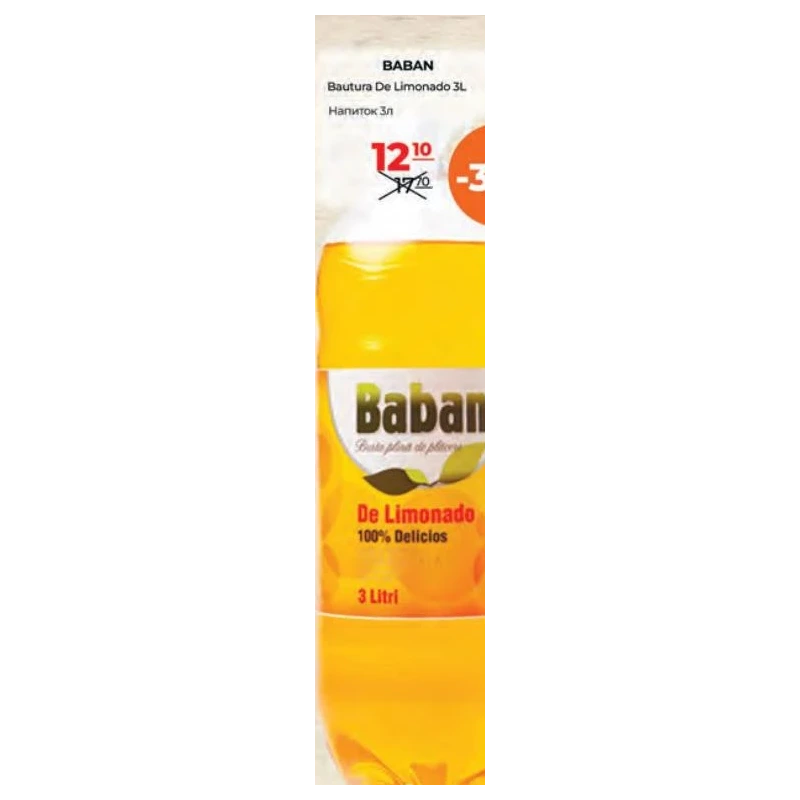 Baban limonadă, 3 L