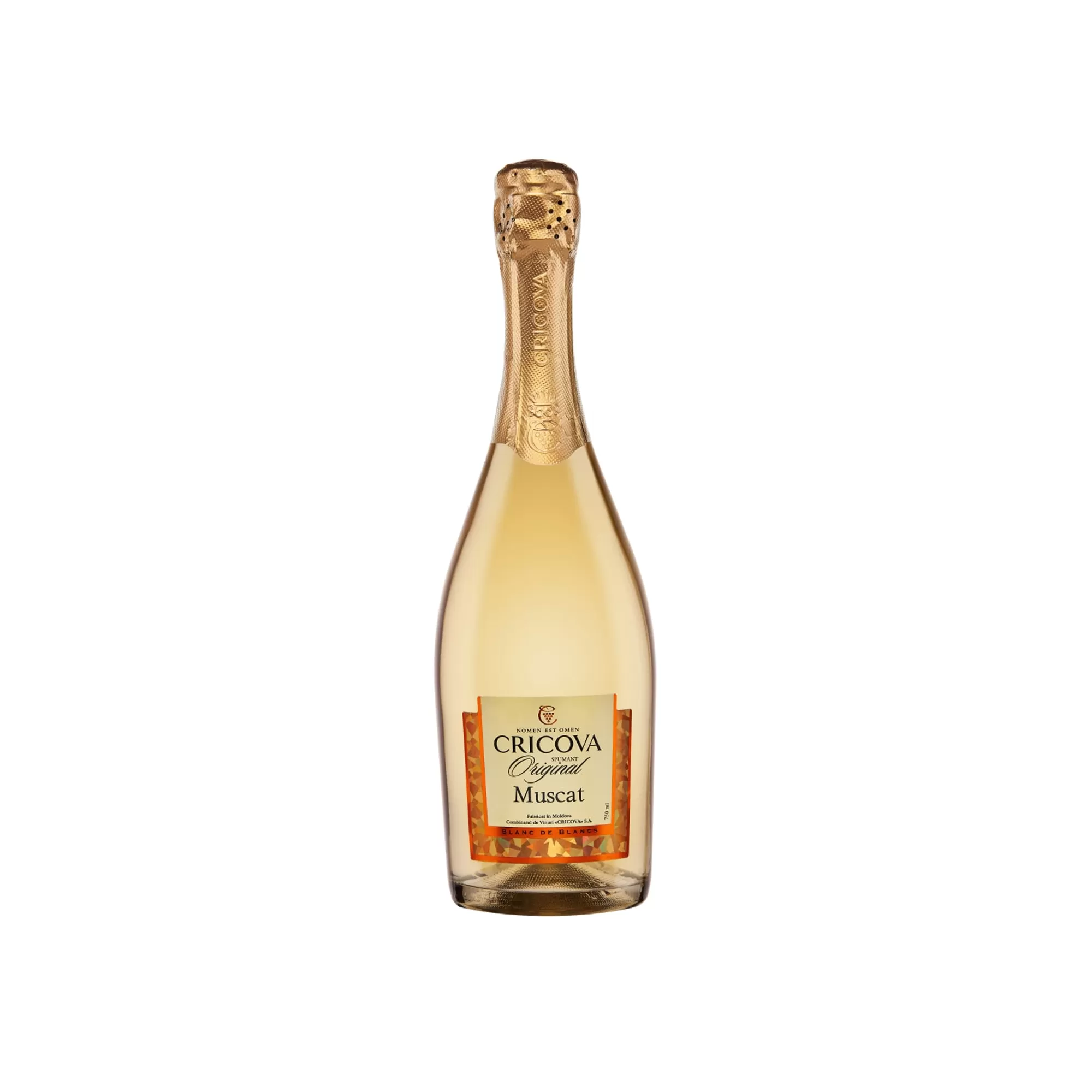 Cricova vin spumant alb dulce, 750 ml