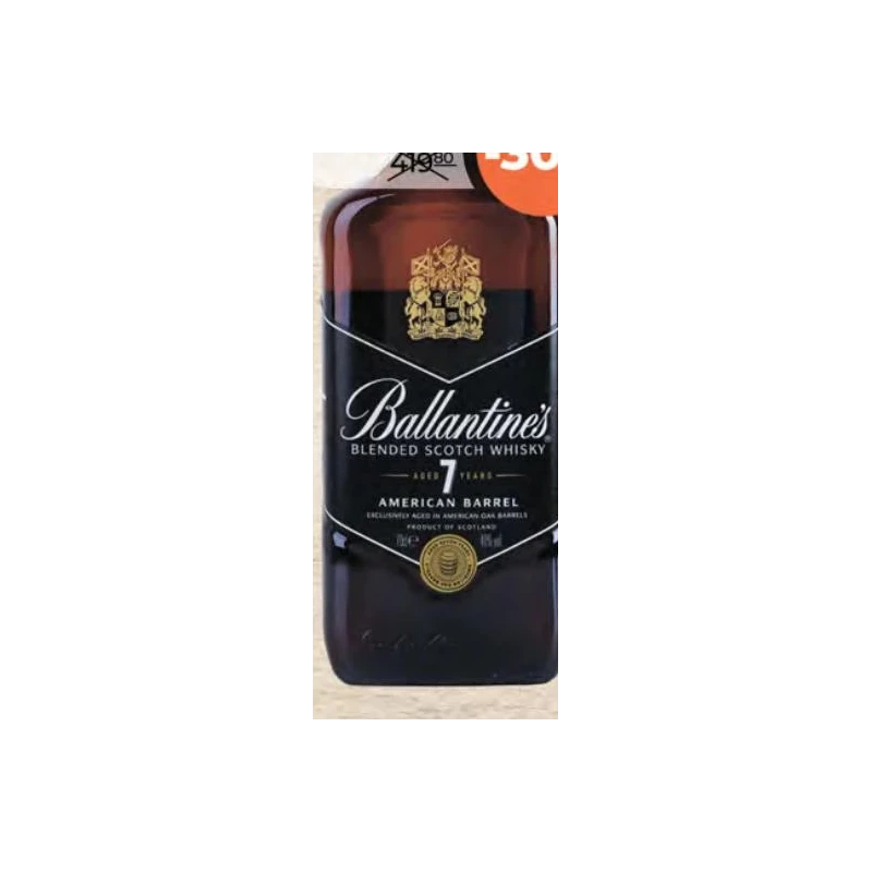 Ballantine's Bourbon 7 Years whisky, 700 ml