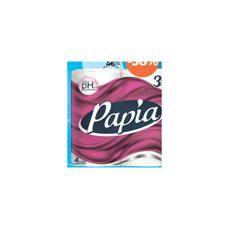 Papia hârtie igienică, 4 role
