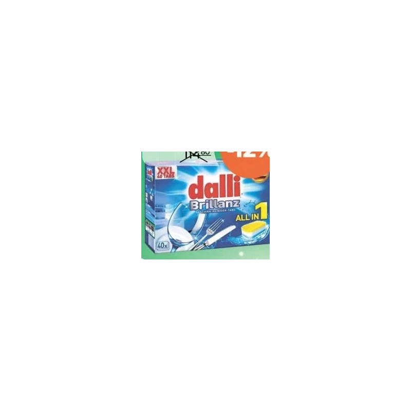 Dalli All in 1 tablete pentru mașina de spălat vase, 850 g