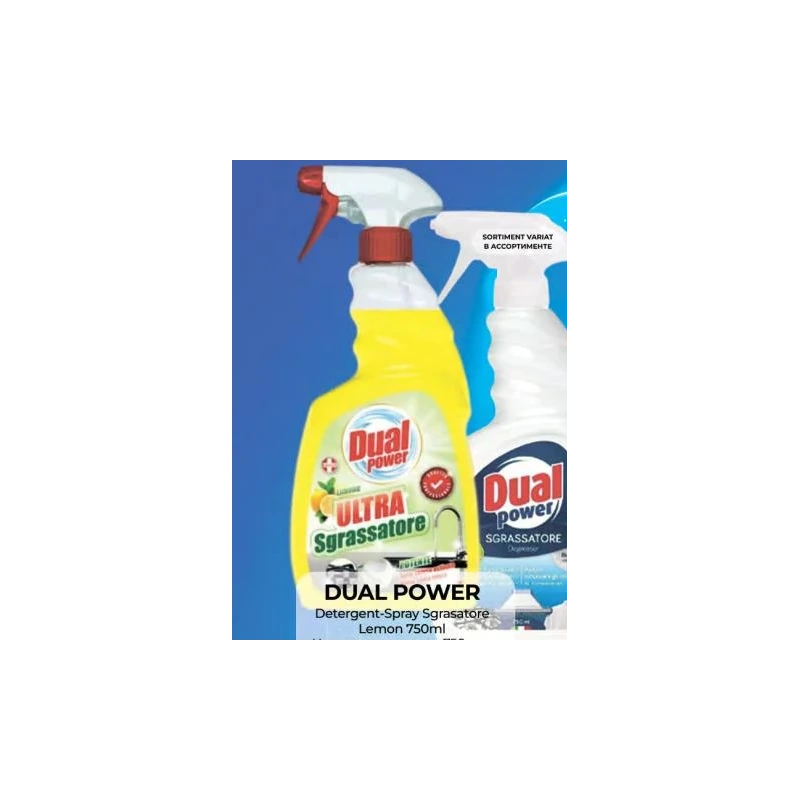 Dual Power Sgrassatore Lemon spray degresant, 750 ml